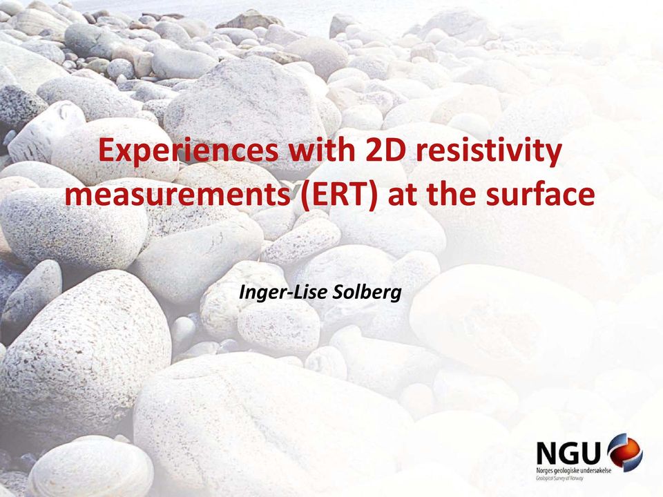 measurements (ERT)