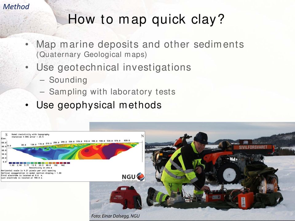 (Quaternary Geological maps) Use geotechnical