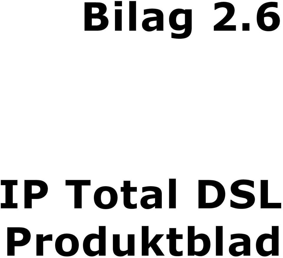 Total DSL