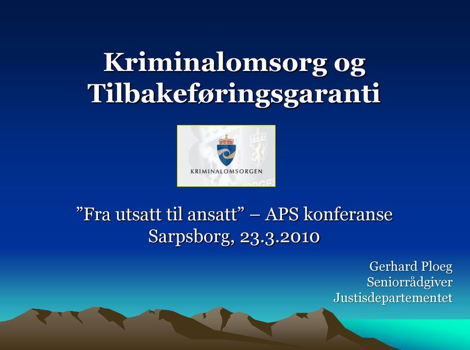 ansatt APS konferanse Sarpsborg, 23.