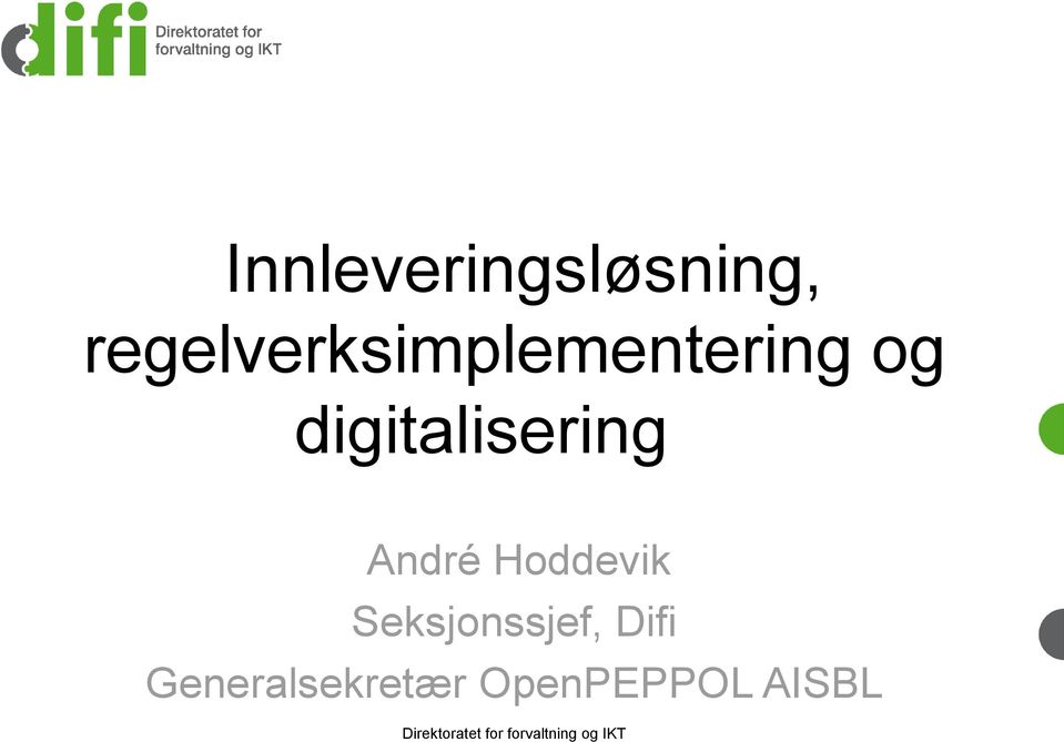 digitalisering André Hoddevik