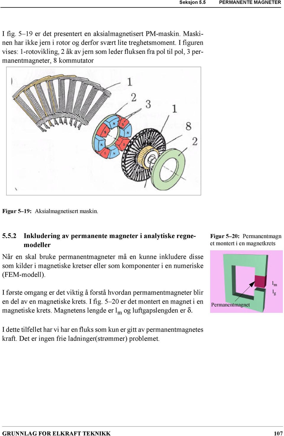 19: Aksialmagnetisert maskin. 5.