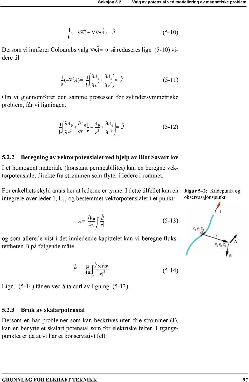 (5-11) Om vi gjennomfører den samme prosessen for sylindersymmetriske problem, får vi ligningen: 1 A - A θ θ1 A -- θ A ----- θ + + µ r 2 