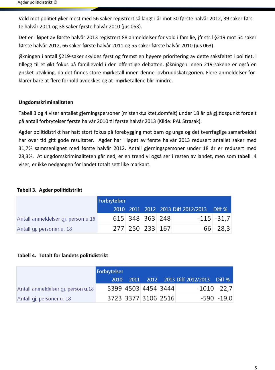 Økningen i antall 219-saker skyldes først og fremst en høyere prioritering av dette saksfeltet i politiet, i tillegg til et økt fokus på familievold i den offentlige debatten.