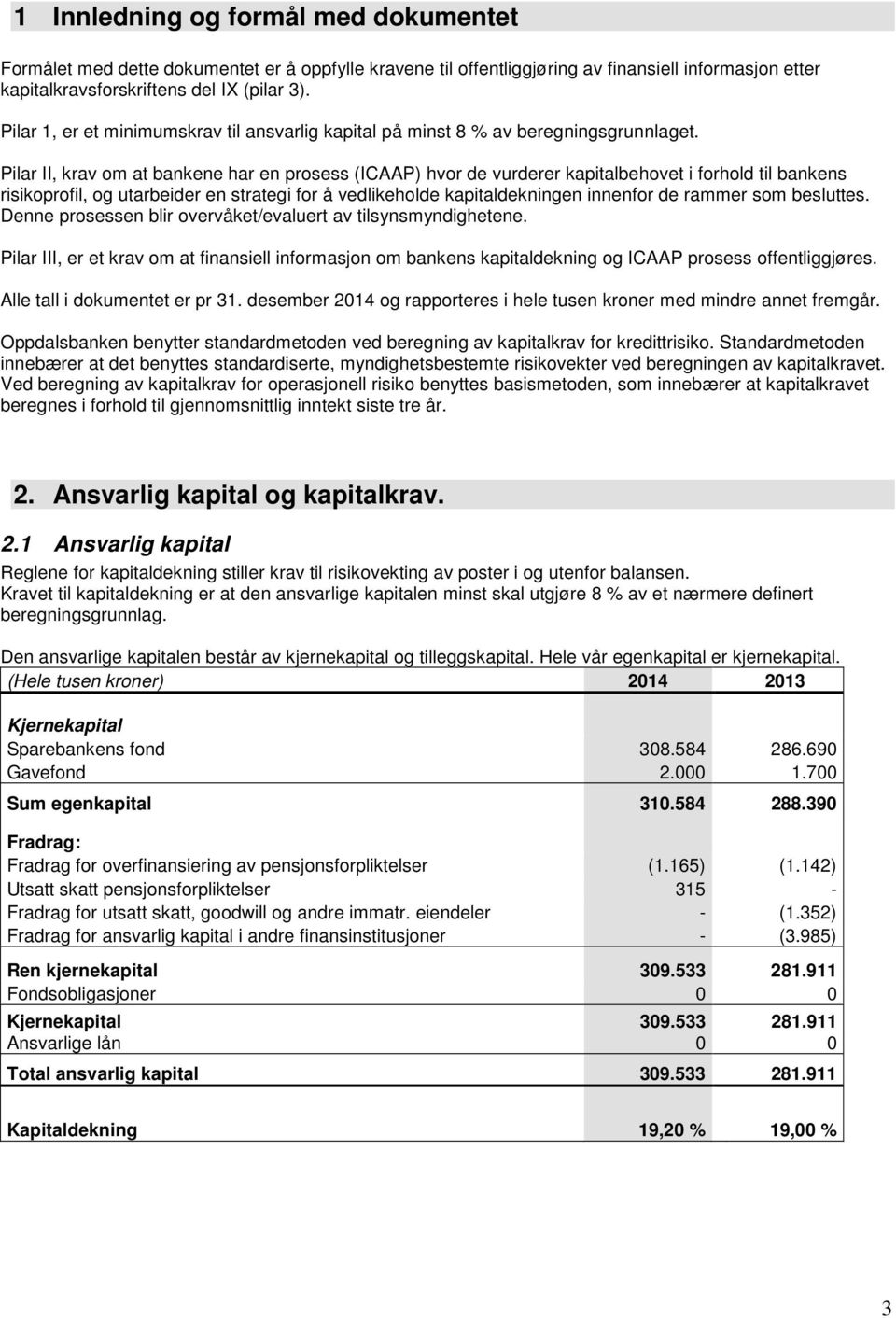 Pilar II, krav om at bankene har en prosess (ICAAP) hvor de vurderer kapitalbehovet i forhold til bankens risikoprofil, og utarbeider en strategi for å vedlikeholde kapitaldekningen innenfor de