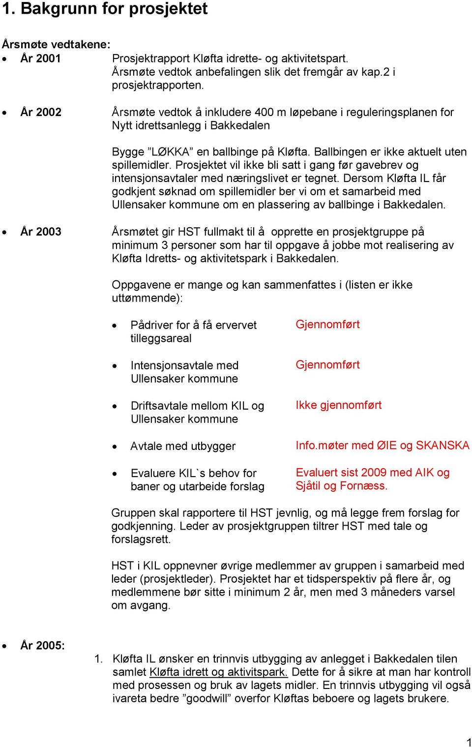 Prosjektet vil ikke bli satt i gang før gavebrev og intensjonsavtaler med næringslivet er tegnet.