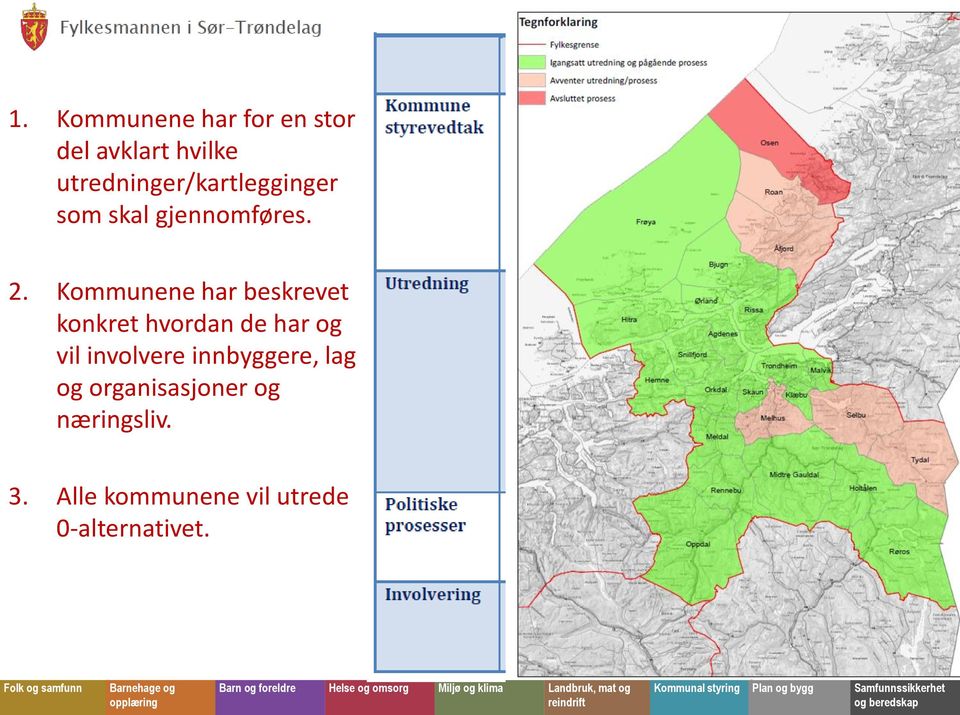 Kommunene har beskrevet konkret hvordan de har og vil involvere