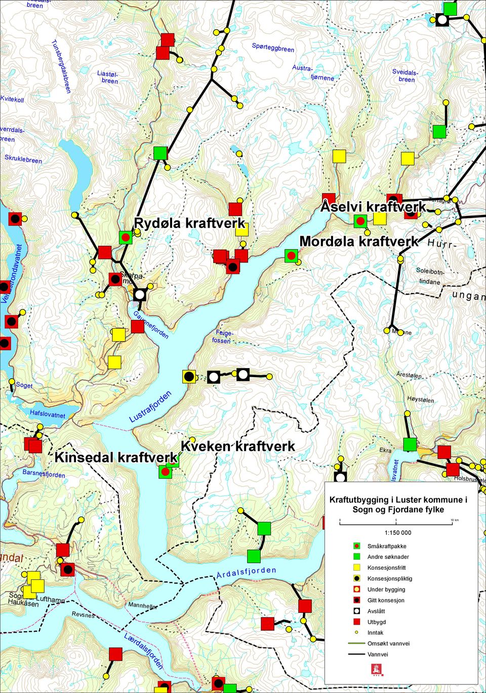 Åselvi kraftverk! Mordøla kraftverk Ekra Årdalsvatnet Loi Murane!