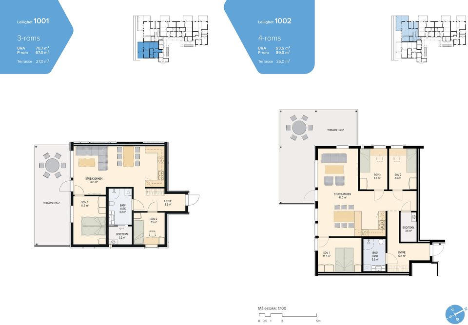 m² P-rom 89,0 m² Terrasse 27,0 m²