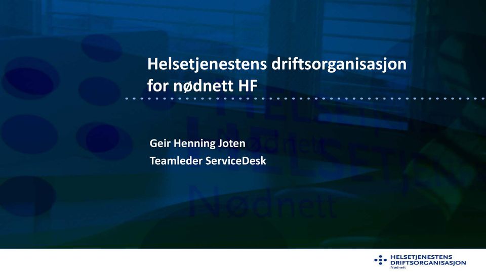 nødnett HF Geir