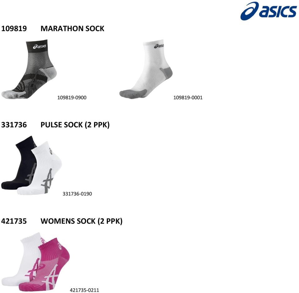 PULSE SOCK (2 PPK) 331736-0190