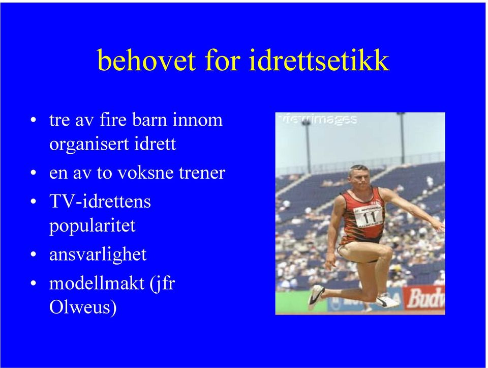 voksne trener TV-idrettens