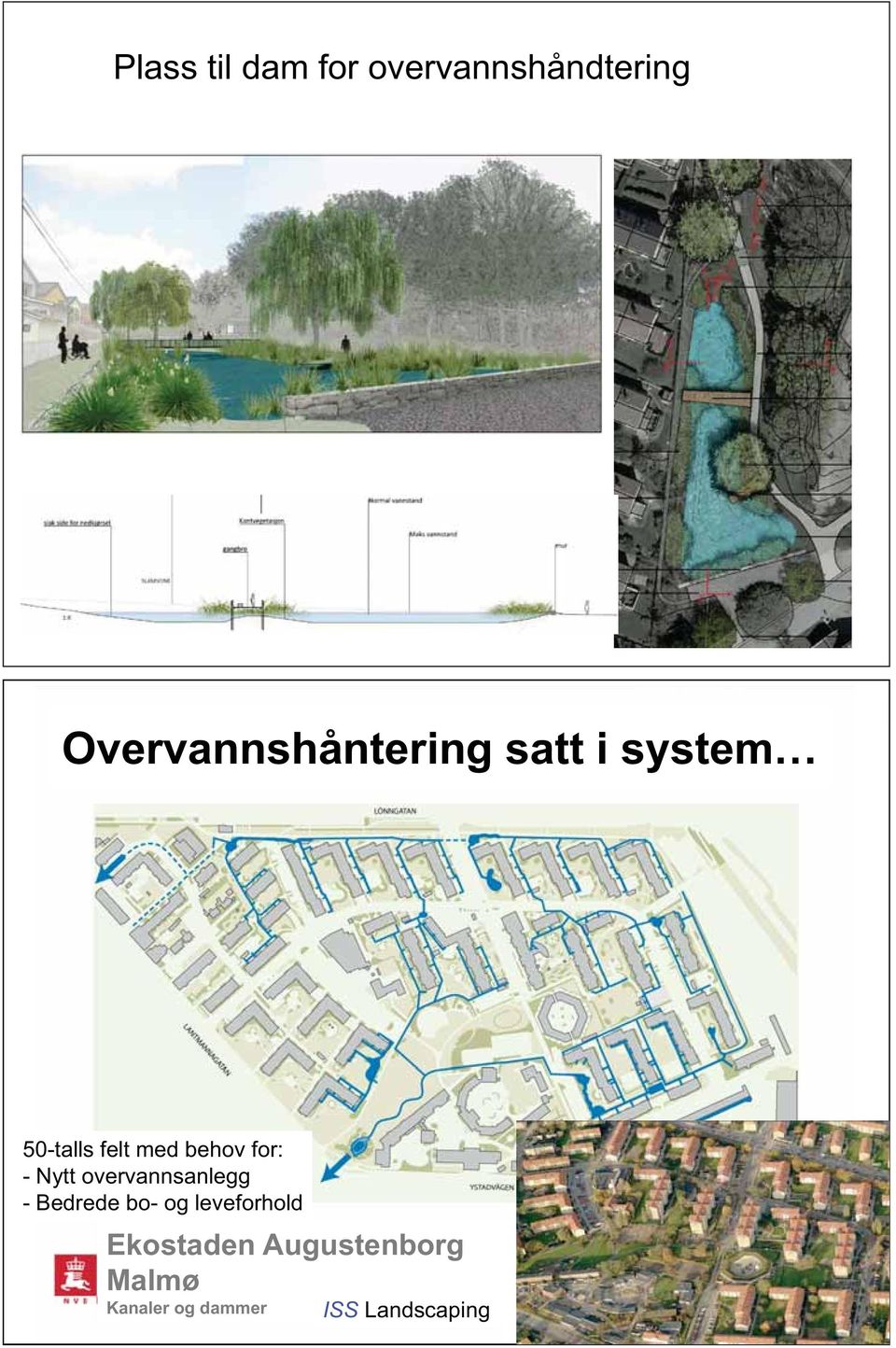 overvannsanlegg - Bedrede bo- og leveforhold Ekostaden