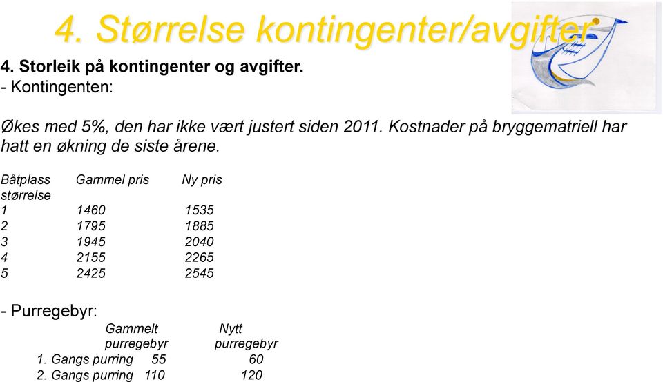 Kostnader på bryggematriell har hatt en økning de siste årene.