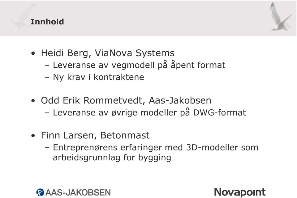 Leveranse av øvrige modeller på DWG-format Finn Larsen, Betonmast