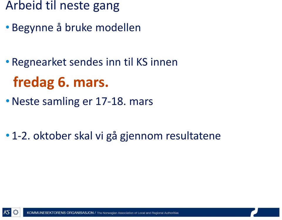 innen fredag 6. mars.