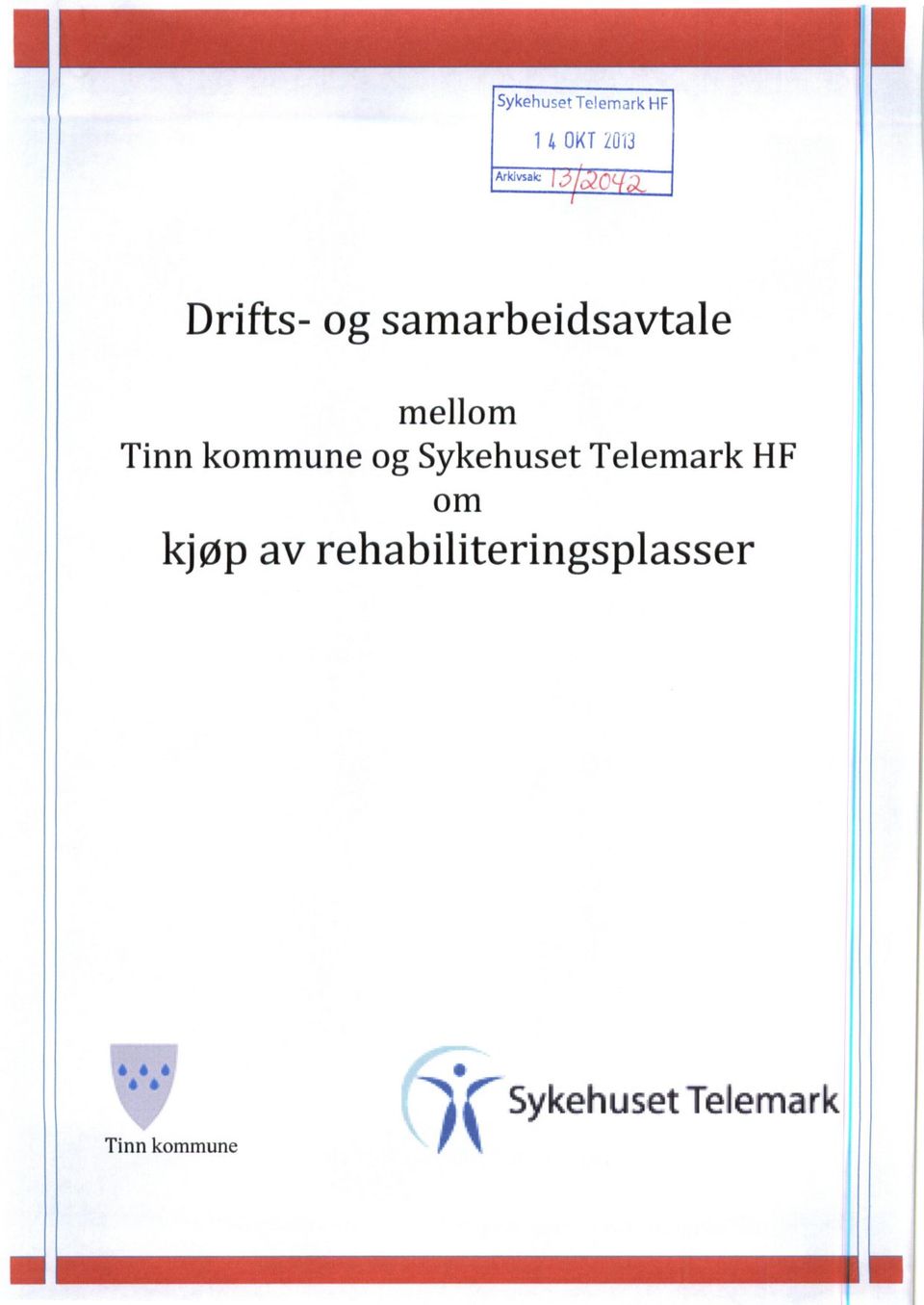 Sykehuset Telemark HF om kjøp av