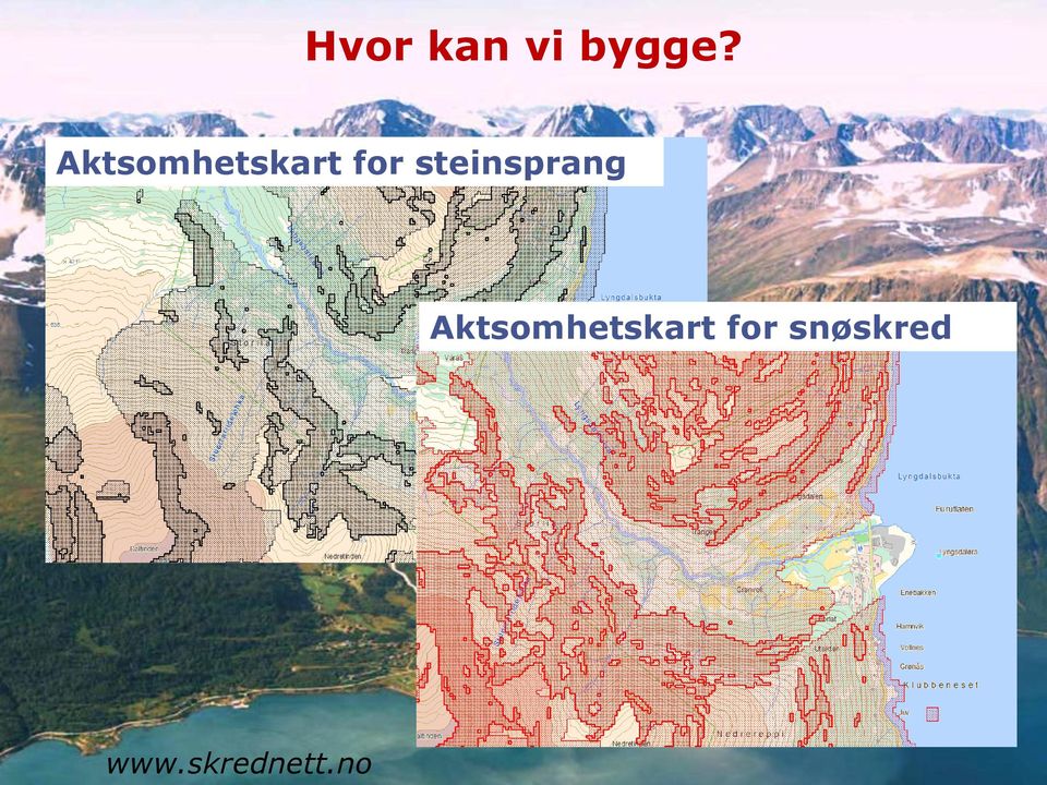 steinsprang  snøskred