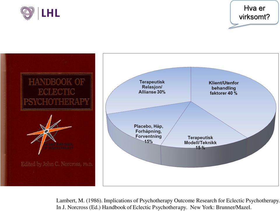 for Eclectic Psychotherapy. In J. Norcross (Ed.