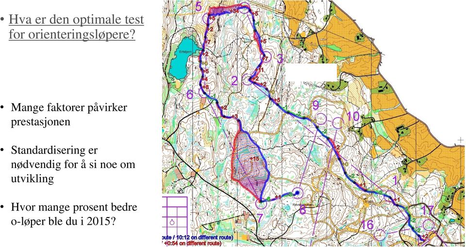 Mange faktorer påvirker prestasjonen