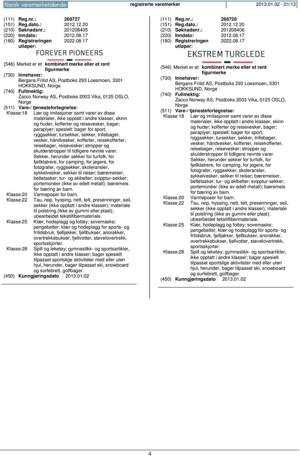 andre klasser, skinn og huder; kofferter og reisevesker, bager; paraplyer; spesielt: bager for sport, ryggsekker, tursekker, sekker, trillebager, vesker, håndvesker, kofferter, reisekofferter,