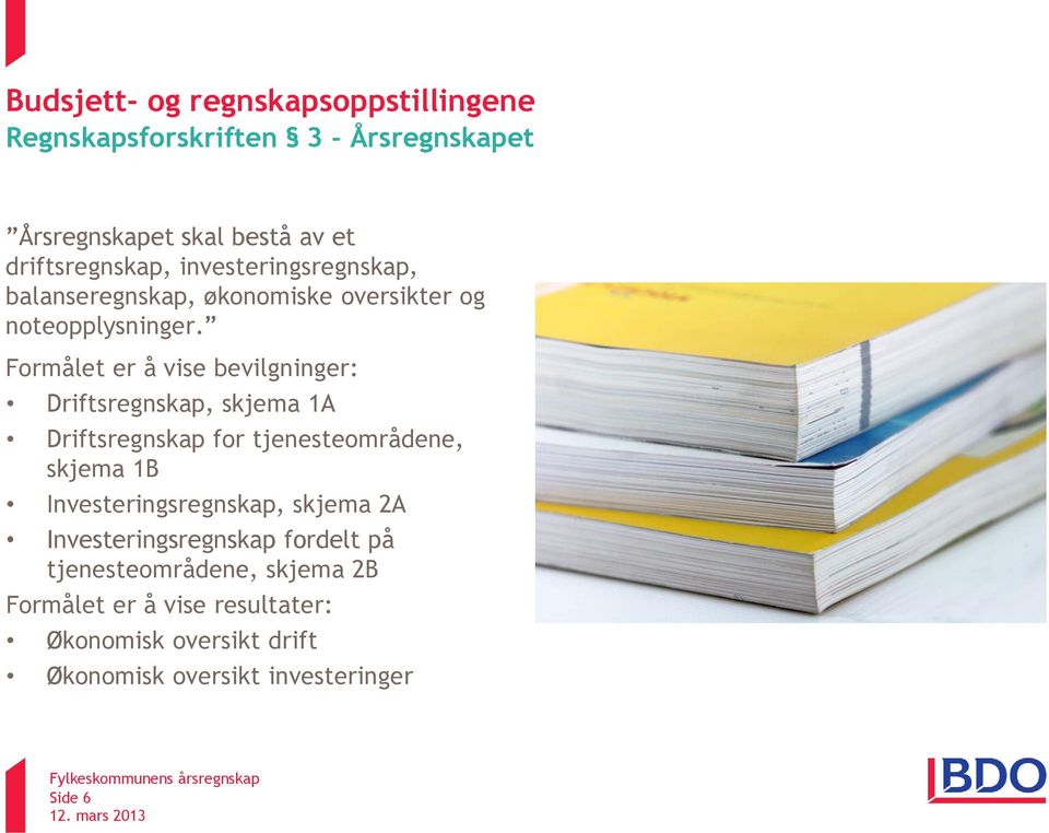 Formålet er å vise bevilgninger: Driftsregnskap, skjema 1A Driftsregnskap for tjenesteområdene, skjema 1B