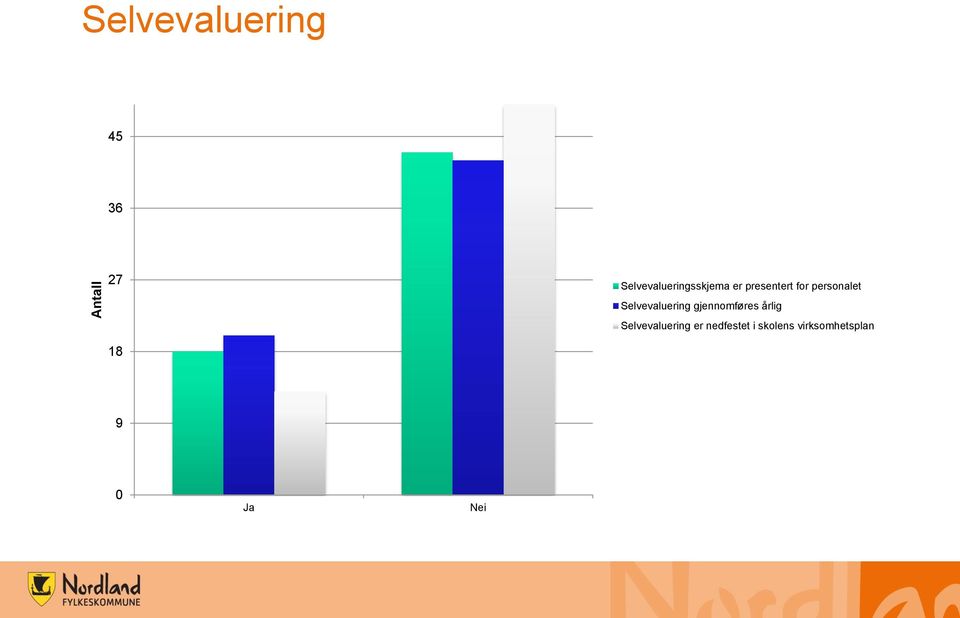 personalet Selvevaluering gjennomføres årlig