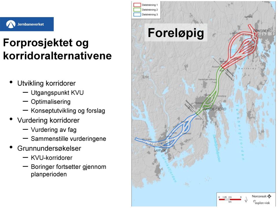 forslag Vurdering korridorer Vurdering av fag Sammenstille