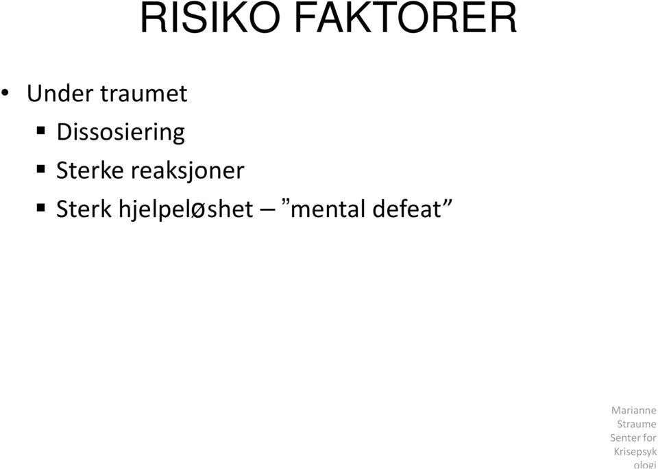 Sterk hjelpeløshet mental defeat