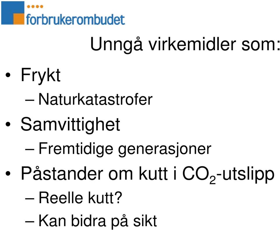 Fremtidige generasjoner Påstander om