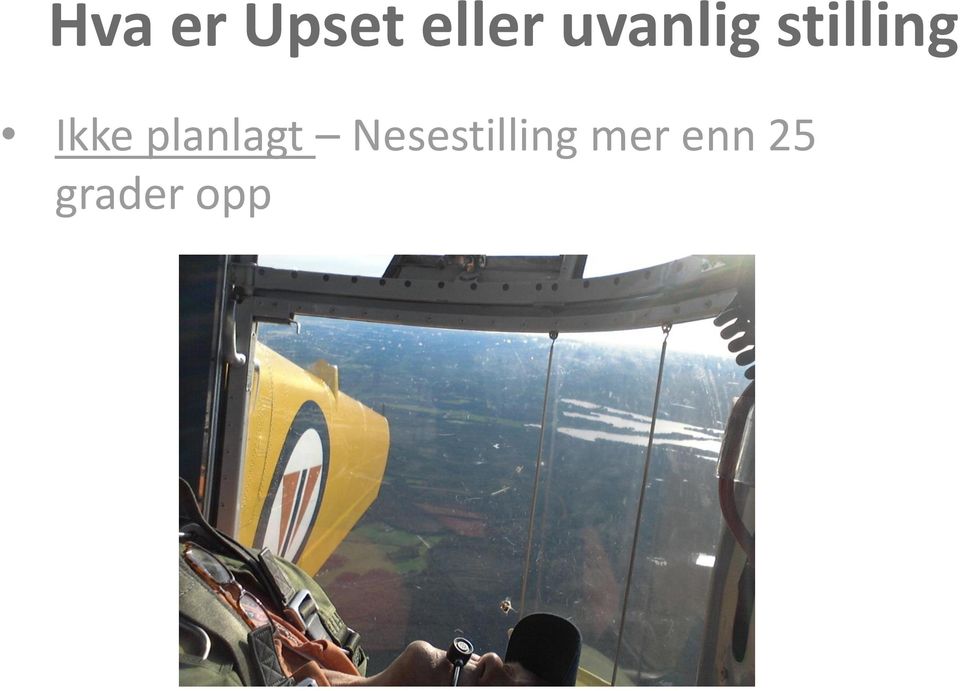 Ikke planlagt