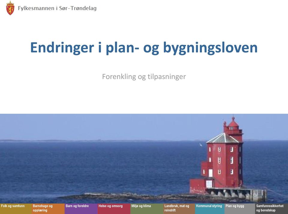 Endringer i plan- og