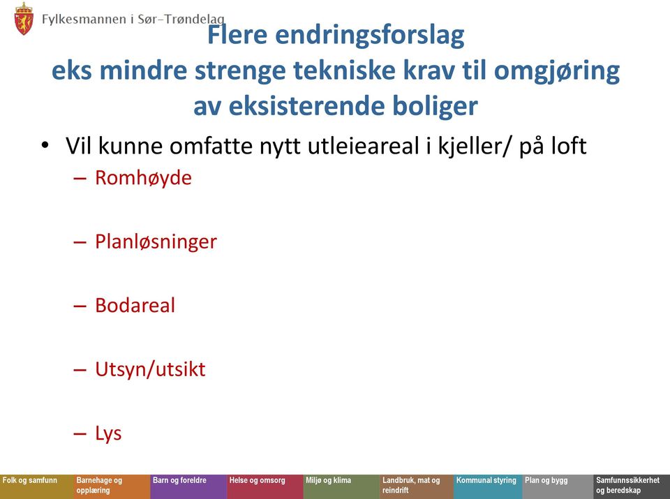 boliger Vil kunne omfatte nytt utleieareal i