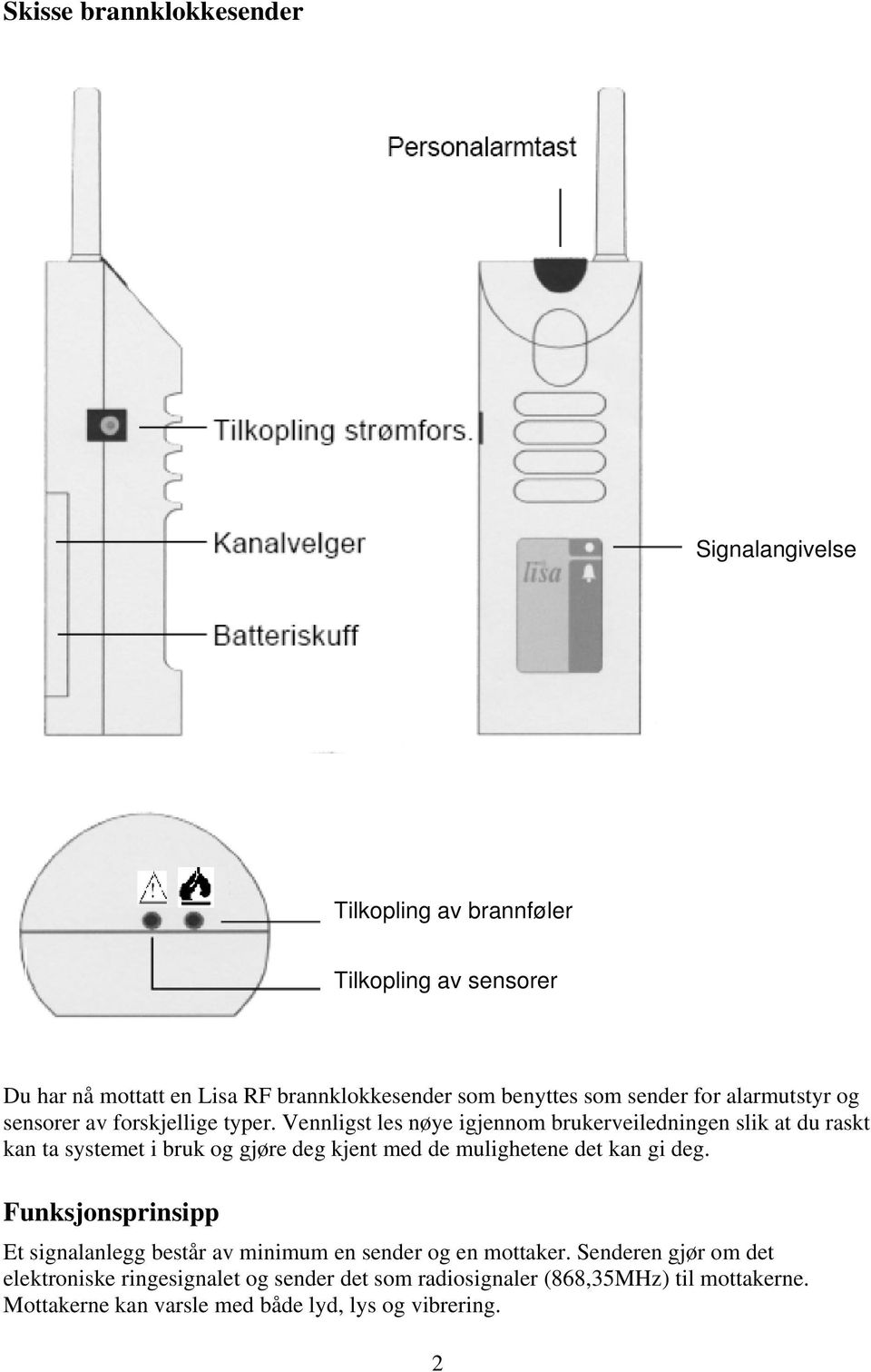 Vennligst les nøye igjennom brukerveiledningen slik at du raskt kan ta systemet i bruk og gjøre deg kjent med de mulighetene det kan gi deg.