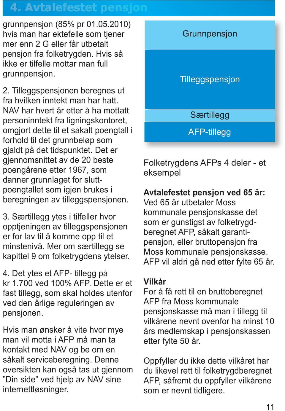 Det er gjennomsnittet av de 20 beste poengårene etter 1967, som danner grunnlaget for sluttpoengtallet som igjen brukes i beregningen av tilleggspensjonen. 3.