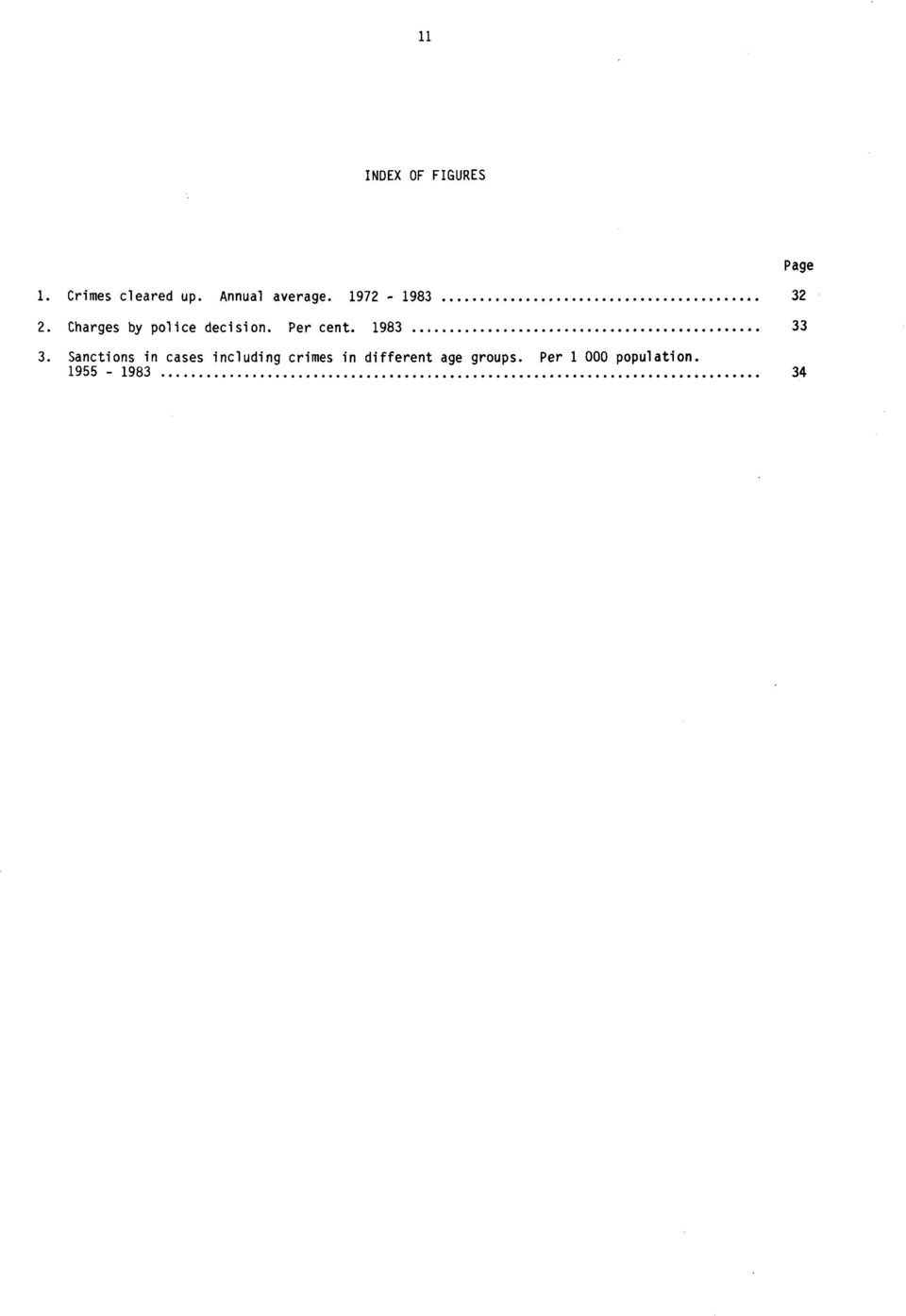 Charges by police decision. Per cent. 1983 33 3.