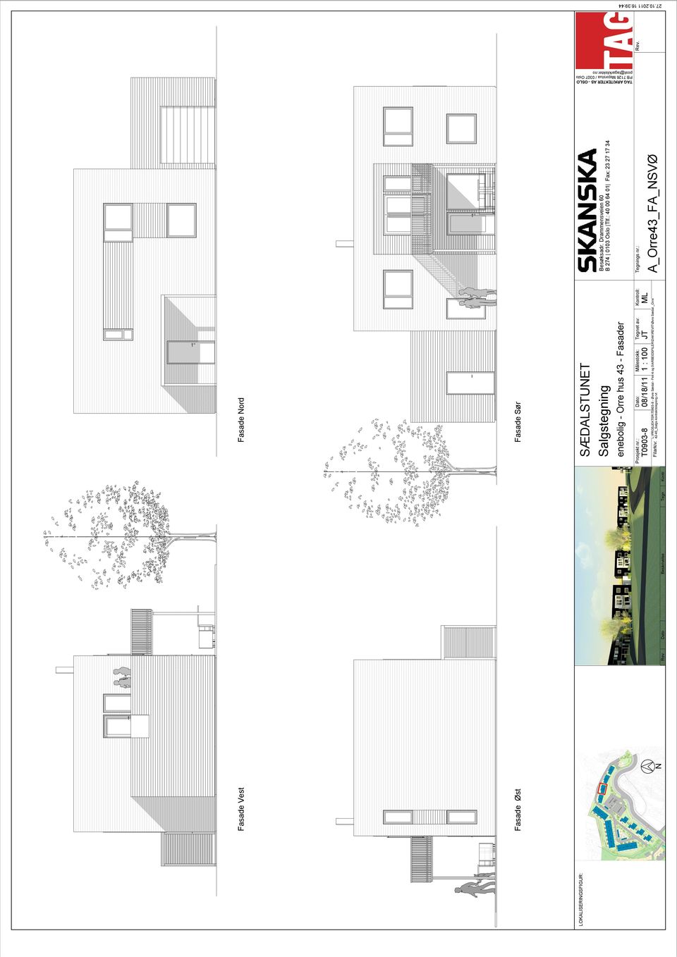 Besøksadr. Drammensveien 60 B 274 0103 Oslo Tlf.: 40 00 64 01 Fax: 23 27 17 34 N Prosjekt nr.