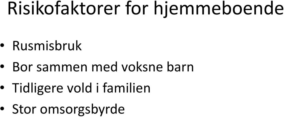 sammen med voksne barn