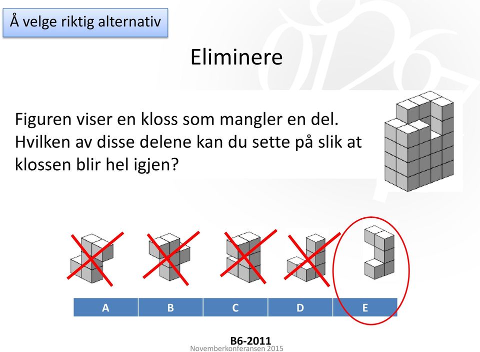 Hvilken av disse delene kan du sette på