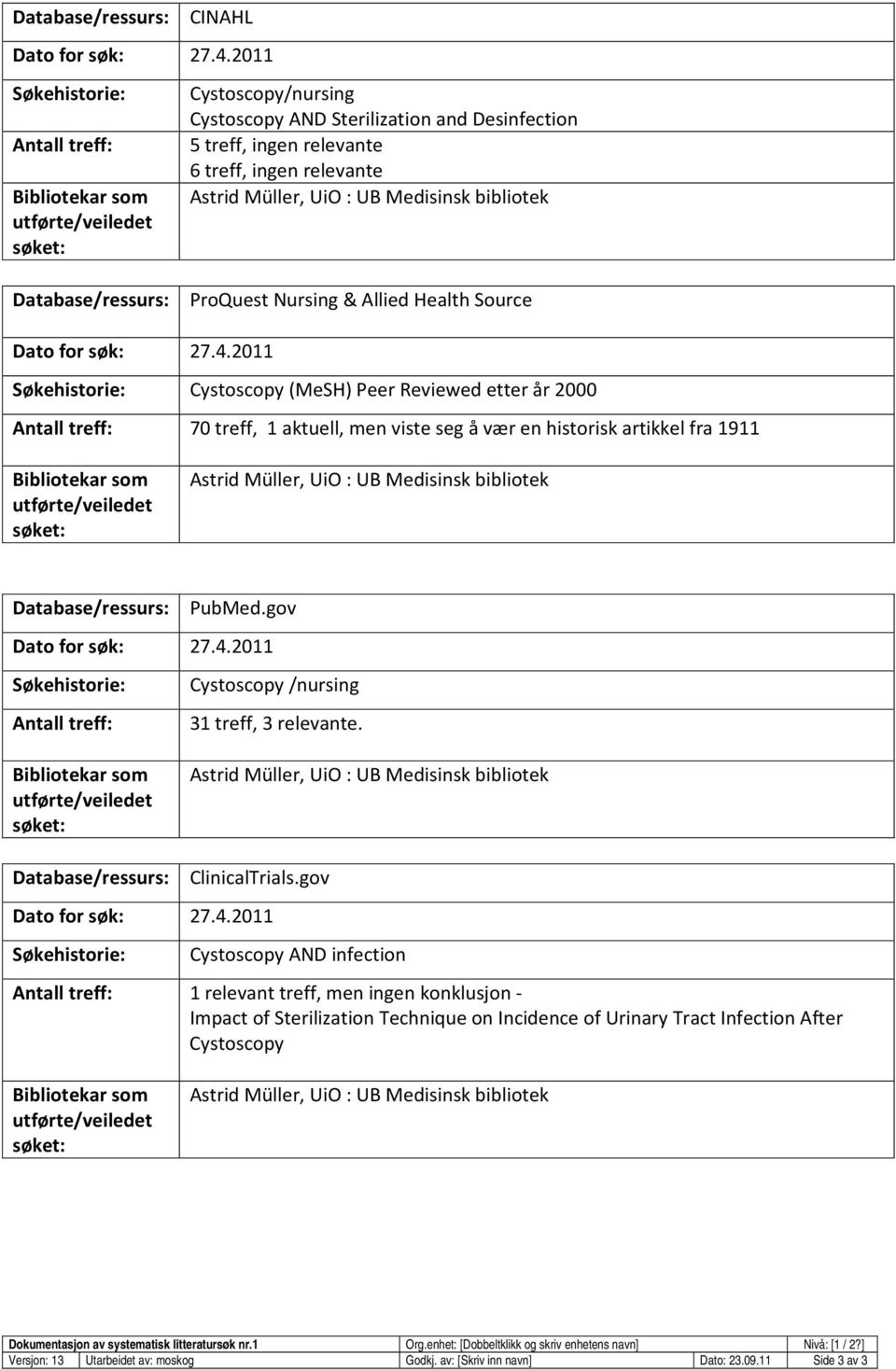 Database/ressurs: ClinicalTrials.