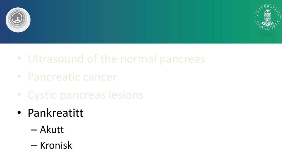 cancer Cystic pancreas
