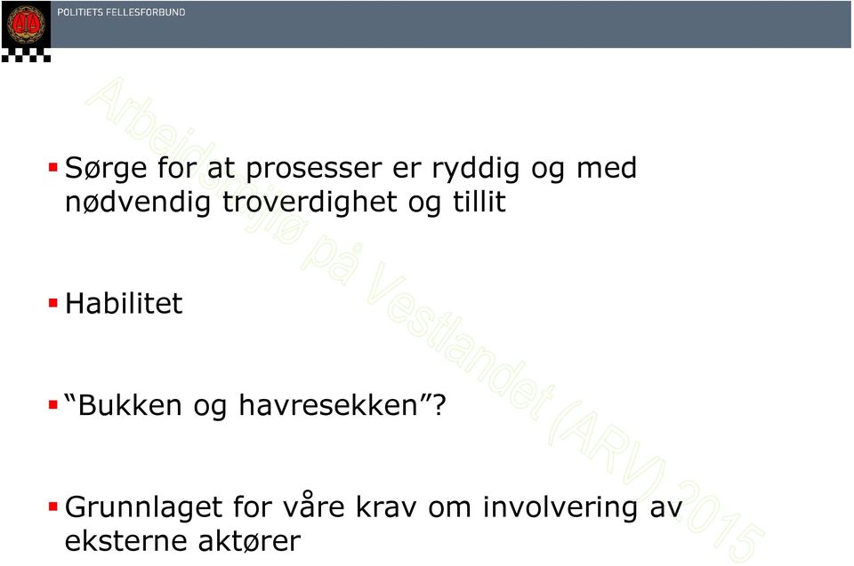 Habilitet Bukken og havresekken?