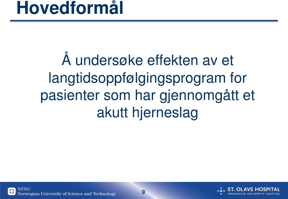 langtidsoppfølgingsprogram for