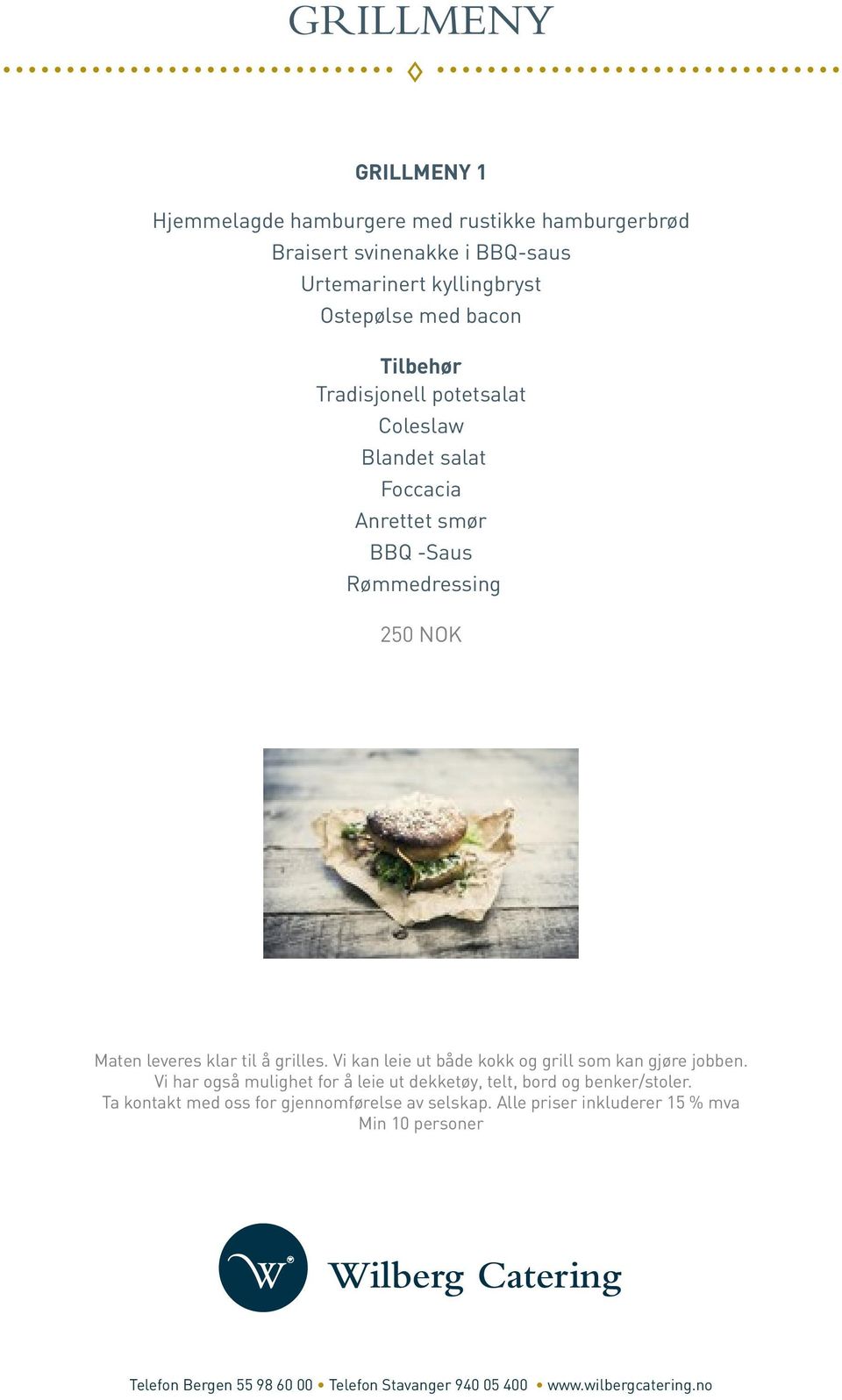 CATERINGMENY Wilberg Catering - PDF Free Download