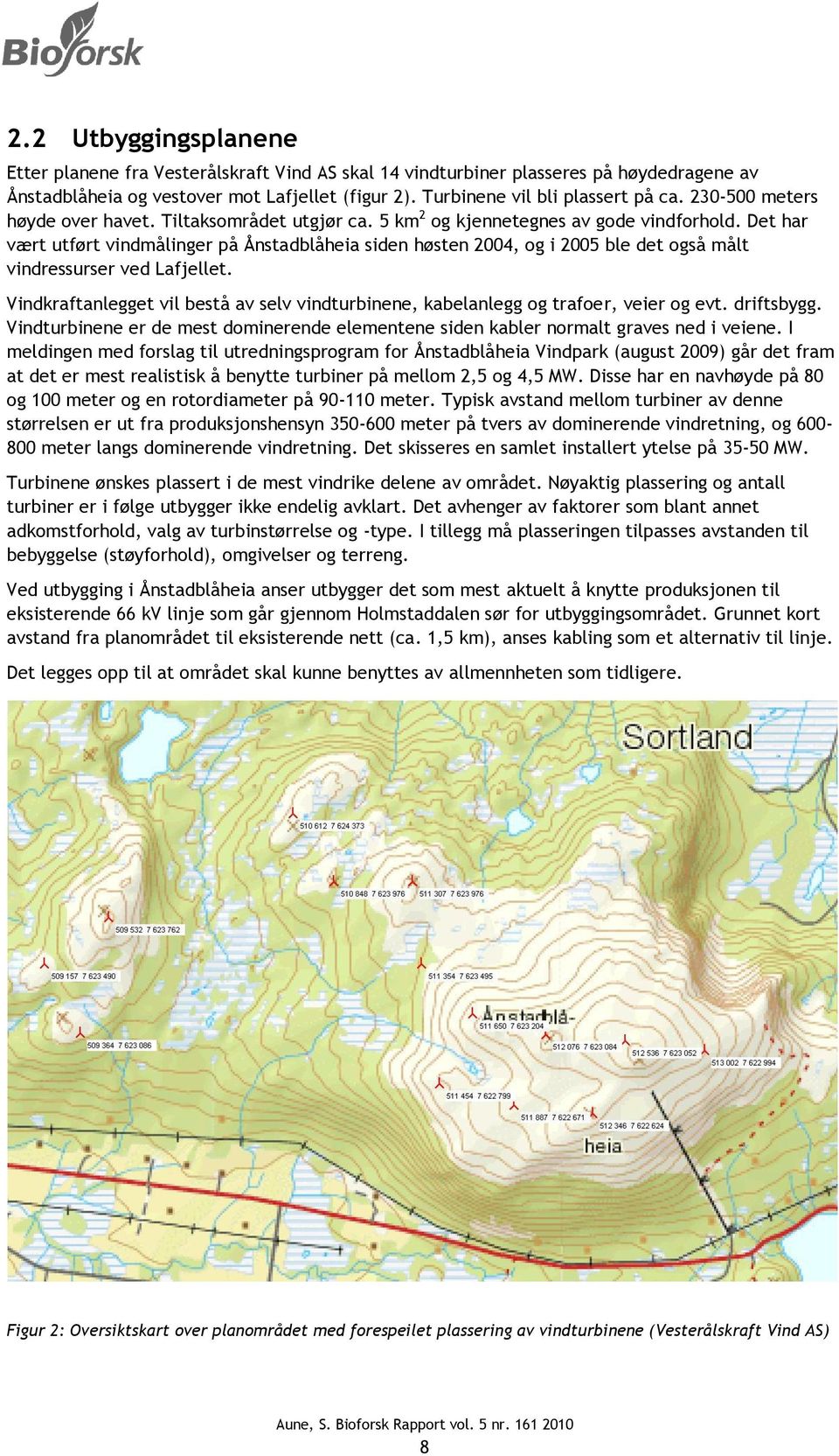 Det har vært utført vindmålinger på Ånstadblåheia siden høsten 2004, og i 2005 ble det også målt vindressurser ved Lafjellet.