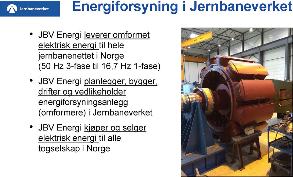 planlegger, bygger, drifter og vedlikeholder energiforsyningsanlegg (omformere)