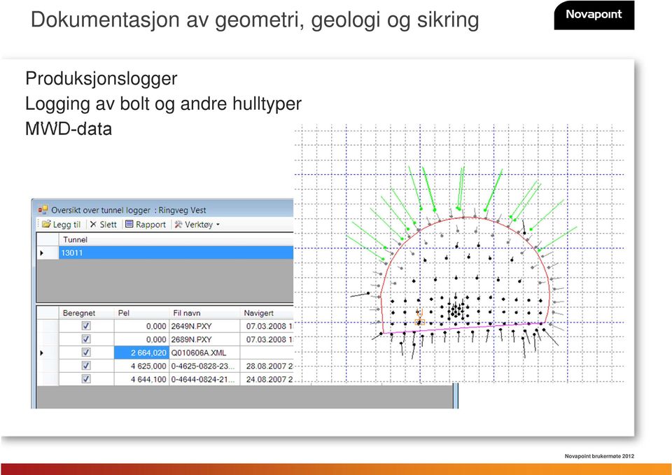 Produksjonslogger Logging