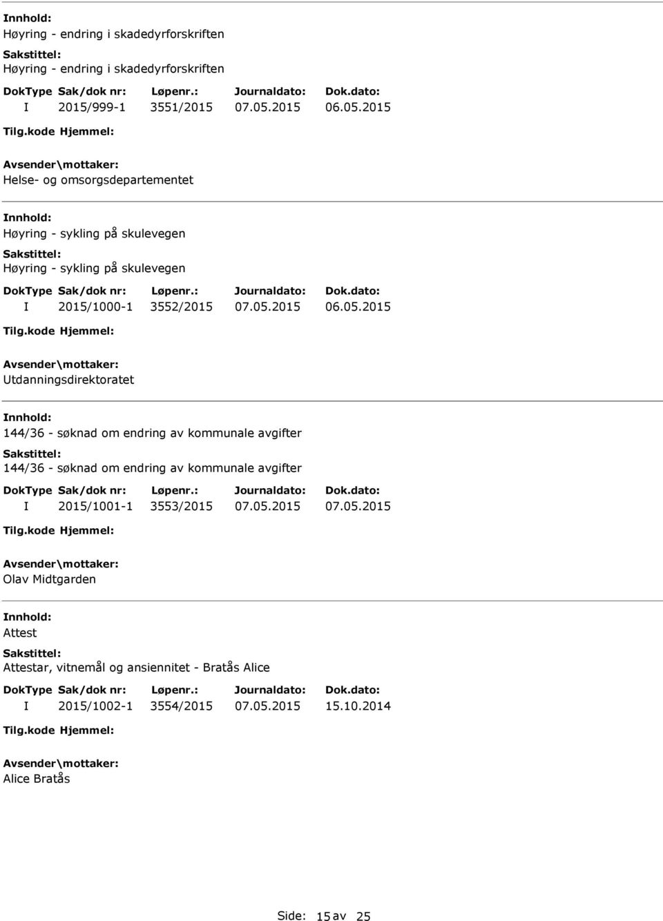 tdanningsdirektoratet nnhold: 144/36 - søknad om endring av kommunale avgifter 144/36 - søknad om endring av kommunale avgifter