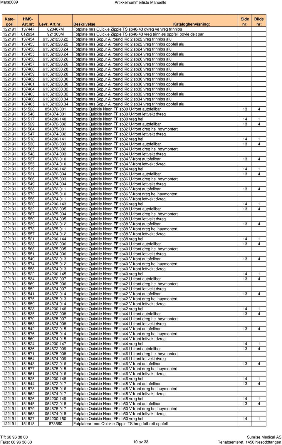 bøyle delt par 122191 137454 613821230.22 Fotplate mrs Sopur Allround Kid 2 sb22 vreg trinnløs alu 122191 137453 613821220.