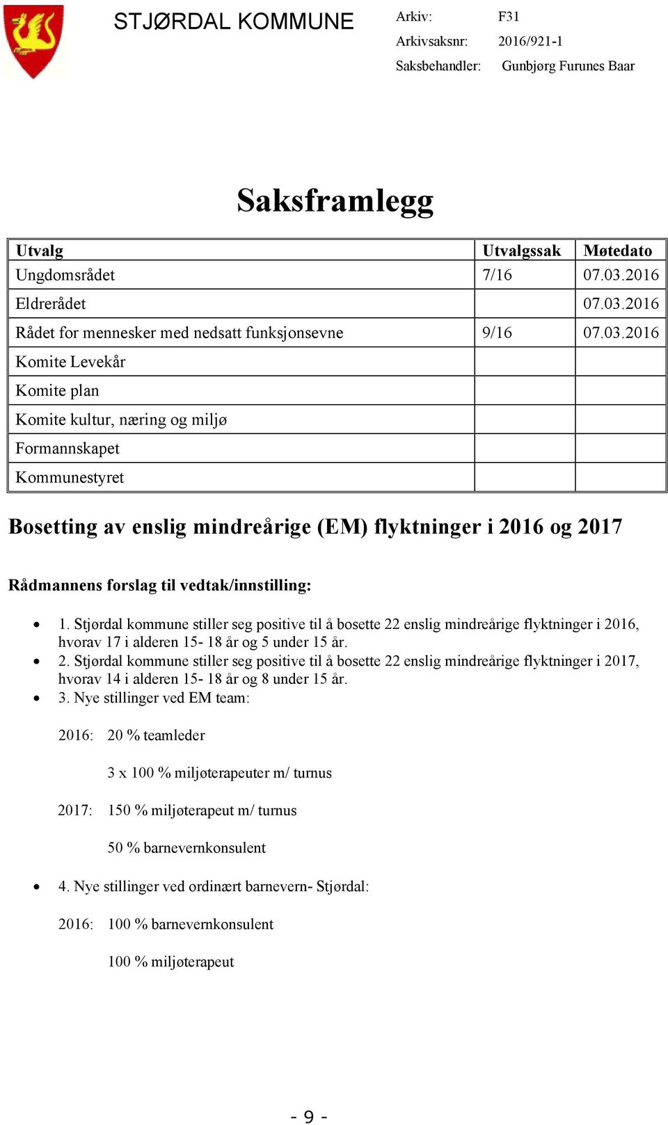 2016 Rådet for mennesker med nedsatt funksjonsevne 9/16 07.03.